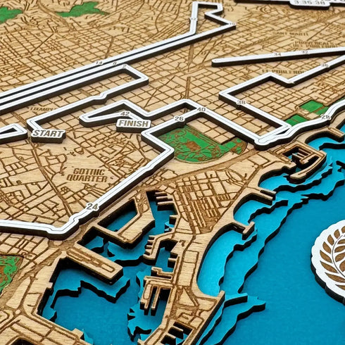 Barcelona Running Route