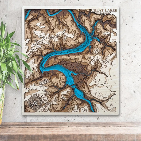 Cheat Lake Map