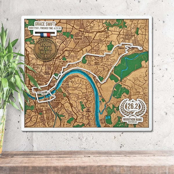 Cincinnati Running Route map