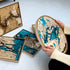 Handcrafted Lake Vermilion 3D wood map – unique wall art for lake house