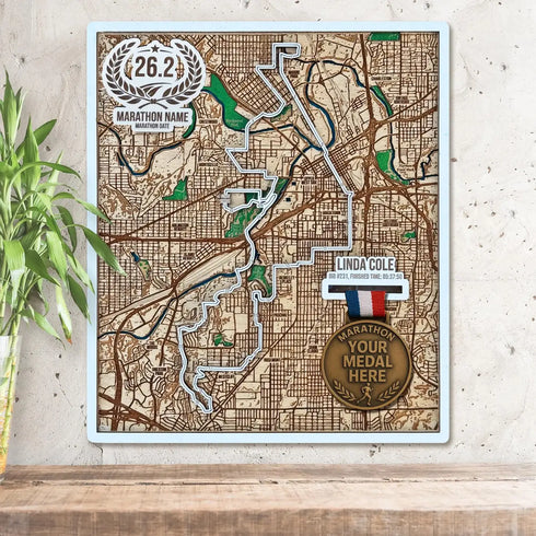 Fort Worth Running Route map