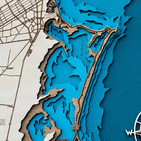 Cancun map