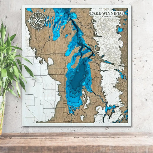 Lake Winnipeg map
