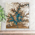 Lake Martin Alabama 3D wooden map with layered design