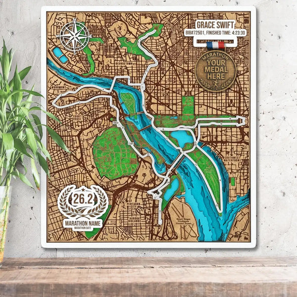Marine Corps Running Route map