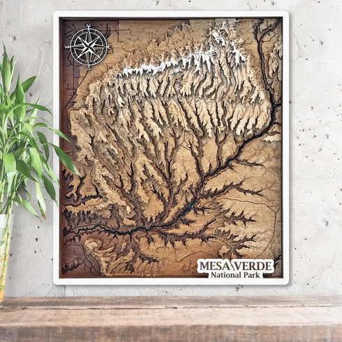 Mesa Verde National Park map
