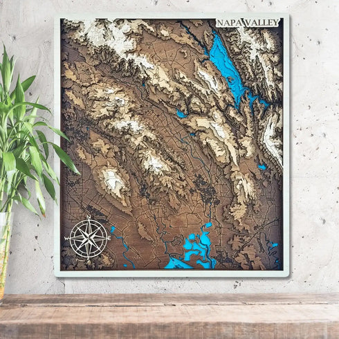 Napa Valley map