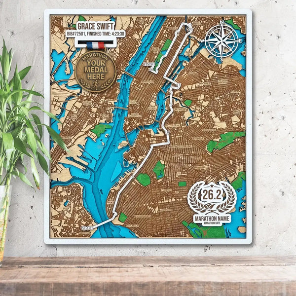 New York City Running Route map