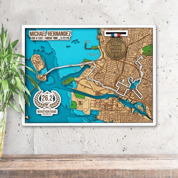 Oakland Running Route map