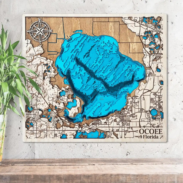 Lake Apopka map