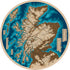 3D Wooden Map of Scotland – Handcrafted Layered Wall Art