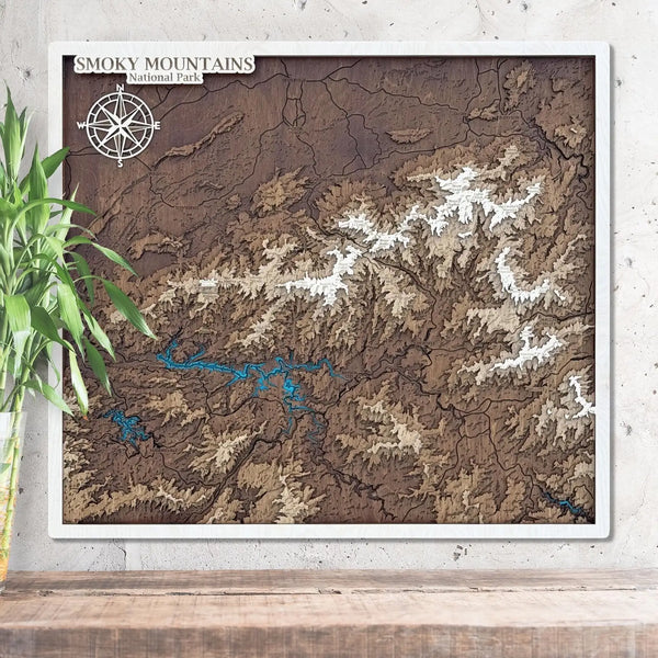 Smoky Mountains National Park map