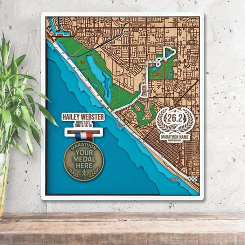 Surf City Running Route map