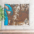 Washington State 3D wooden map with layered Pacific Northwest detail