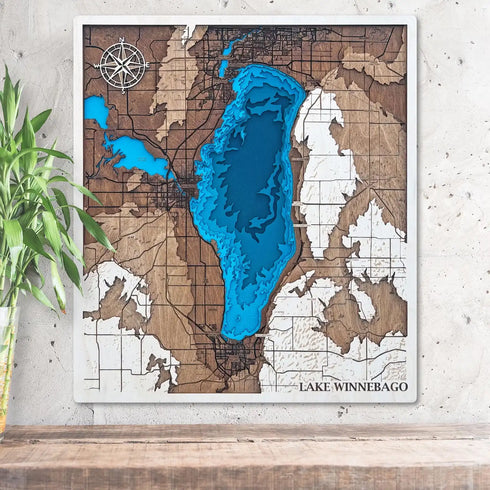 Lake Winnebago map