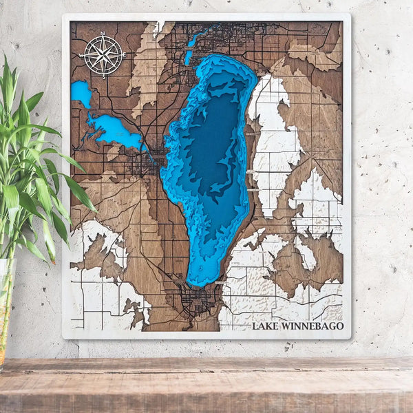 Lake Winnebago map