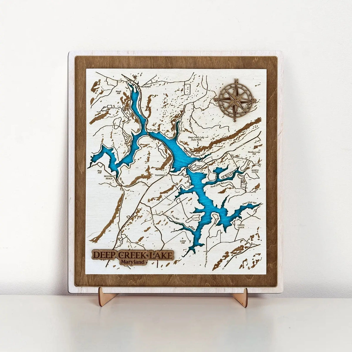 Custom Wooden Map – Personalized Wall Art, Unique Decor – Custom Wood Maps
